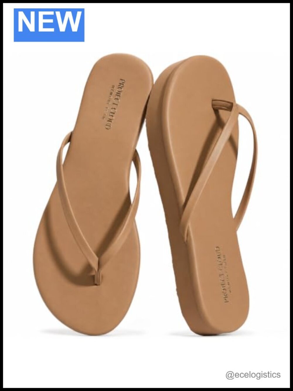 Memory Foam Insole Platform Sandals Flip Flops Non-Slip Thong Sandals